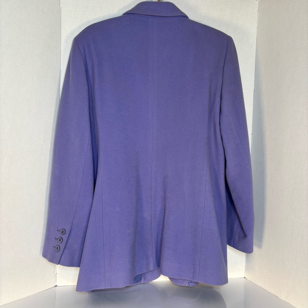 Harv’e benard- Lavender Single-Breasted Wool-Blend Blazer. Suze 16 - Picture 8 of 12